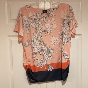 JM Collection
Printed Scoop-Neck Top